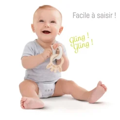 Jouets 0-2 Ans|Matières Naturelles-Sophie la girafe Anneau dentition silhouette