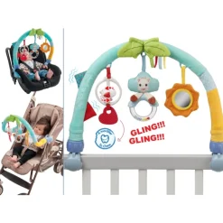 Tapis D'Éveil & Arches De Jeux|Jouets 0-2 Ans-Sophie la girafe Arche d'activités multi-supports
