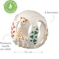 Matières Naturelles|Anneaux De Dentition À Mordiller-Sophie la girafe Balle sensorielle et de dentition