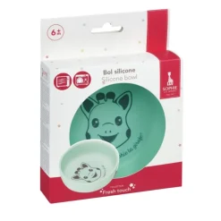 Vaisselle-Sophie la girafe Bol silicone