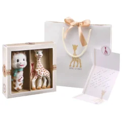 Jouets 0-2 Ans|Hochets-Sophie la girafe Coffret naissance prêt à offrir et hochet pouet