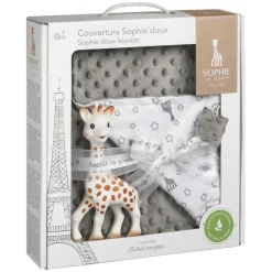Couvertures Et Langes|Coffrets-Sophie la girafe Couverture Sophie'doux
