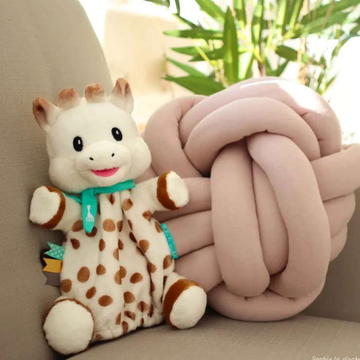 Peluches & Doudous-Sophie la girafe Doudou marionnette