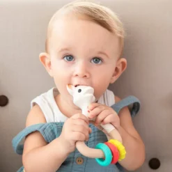 Jouets 0-2 Ans|Hochets-Sophie la girafe Hochet Natur'rings So'pure