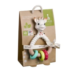 Jouets 0-2 Ans|Hochets-Sophie la girafe Hochet Natur'rings So'pure