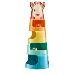 À Encastrer Et Empiler|Jouets D'Éveil-Sophie la girafe La tour géante de
