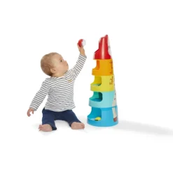 À Encastrer Et Empiler|Jouets D'Éveil-Sophie la girafe La tour géante de