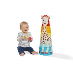 À Encastrer Et Empiler|Jouets D'Éveil-Sophie la girafe La tour géante de
