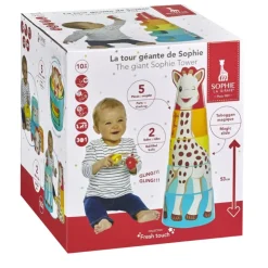 À Encastrer Et Empiler|Jouets D'Éveil-Sophie la girafe La tour géante de