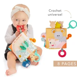 Livres Et Balles|Jouets D'Éveil-Sophie la girafe Livre des découvertes
