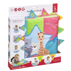 Livres Et Balles|Jouets D'Éveil-Sophie la girafe Livre d'éveil Sensitive book