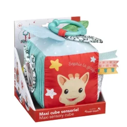 Jouets D'Éveil|Jouets 0-2 Ans-Sophie la girafe Maxi cube sensoriel