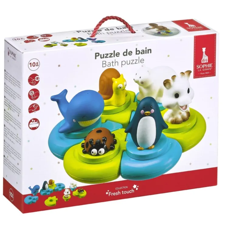 Jouets 0-2 Ans-Sophie la girafe Puzzle de bain