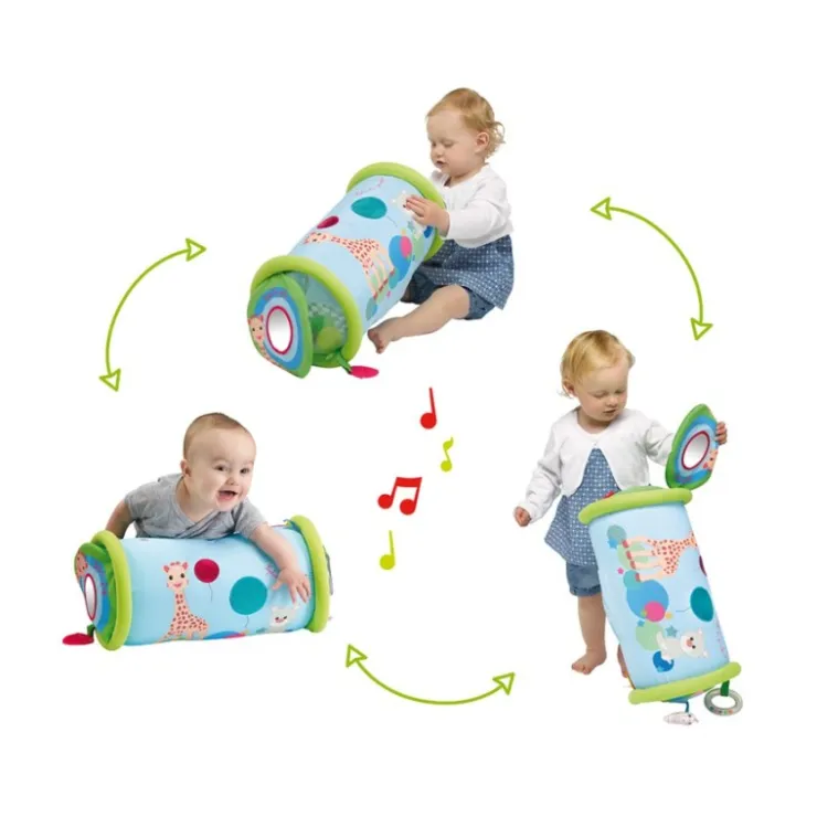 Jouets D'Éveil|Jouets 0-2 Ans-Sophie la girafe Rouleau de jeu Rollin'