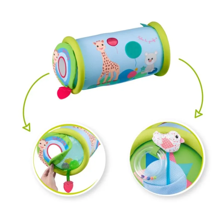 Jouets D'Éveil|Jouets 0-2 Ans-Sophie la girafe Rouleau de jeu Rollin'