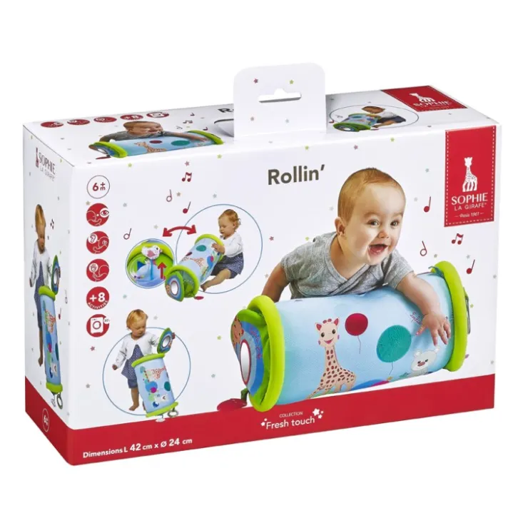 Jouets D'Éveil|Jouets 0-2 Ans-Sophie la girafe Rouleau de jeu Rollin'