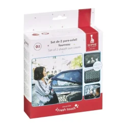 En Voiture-Sophie la girafe Set de 2 pare-soleil « chaussette »