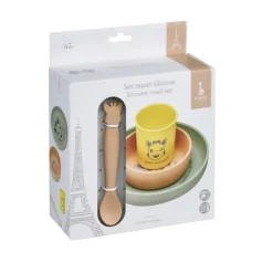 Coffrets Repas-Sophie la girafe Set repas silicone