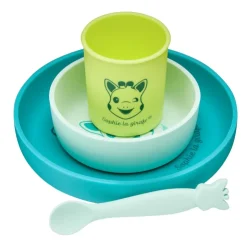 Coffrets Repas-Sophie la girafe Set repas silicone