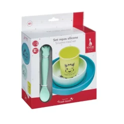 Coffrets Repas-Sophie la girafe Set repas silicone