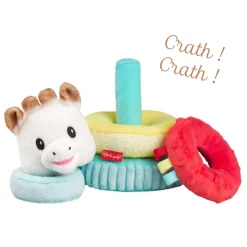 Jouets D'Éveil|À Encastrer Et Empiler-Sophie la girafe Sweet pyramid 