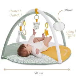Jouets D'Éveil|Jouets 0-2 Ans-Sophie la girafe Tapis d'éveil 2 en 1 Reverso