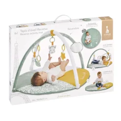 Jouets D'Éveil|Jouets 0-2 Ans-Sophie la girafe Tapis d'éveil 2 en 1 Reverso