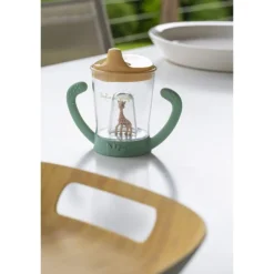 Vaisselle-Sophie la girafe Tasse anti fuite mascotte