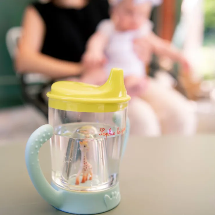 Vaisselle-Sophie la girafe Tasse anti-fuite mascotte