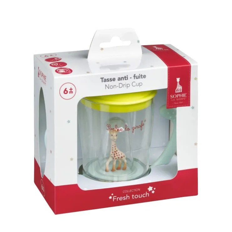 Vaisselle-Sophie la girafe Tasse anti-fuite mascotte