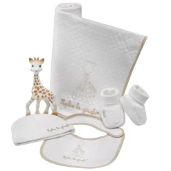 Matières Naturelles|Coffrets-Sophie la girafe Mon trousseau de naissance