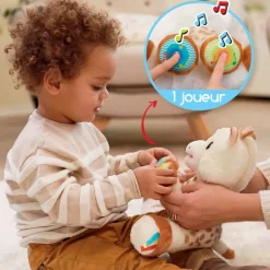 Veilleuses Et Boites À Musique|Peluches & Doudous-Sophie la girafe Peluche Touch & music